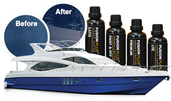 Ceramic Coating for boats, ceramic paint protection