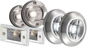 Transom Lights, narine navigation lights, boat lighting