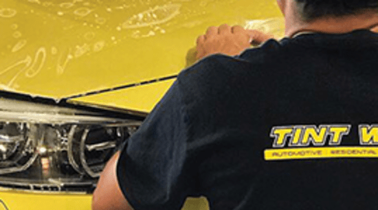 Paint protection film, paint protection kits, headlight protection