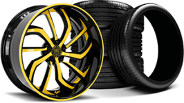 Luxury wheels and tires, luxury rims and tires