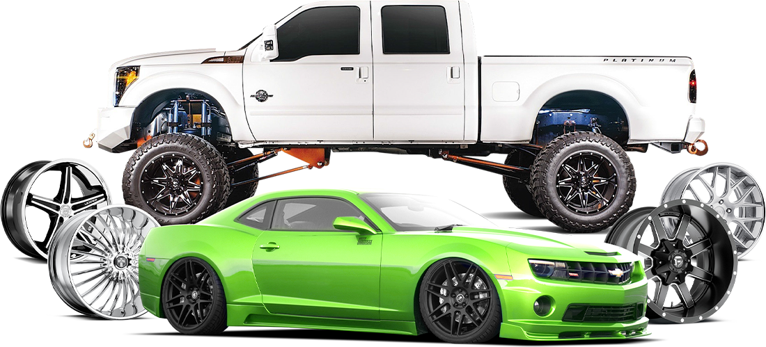 Custom wheel and tires, tire packages, aftermarket rims