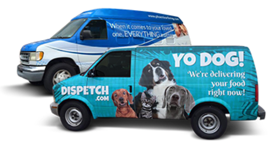 Vehicle wraps, commercial graphic wraps, truck wraps